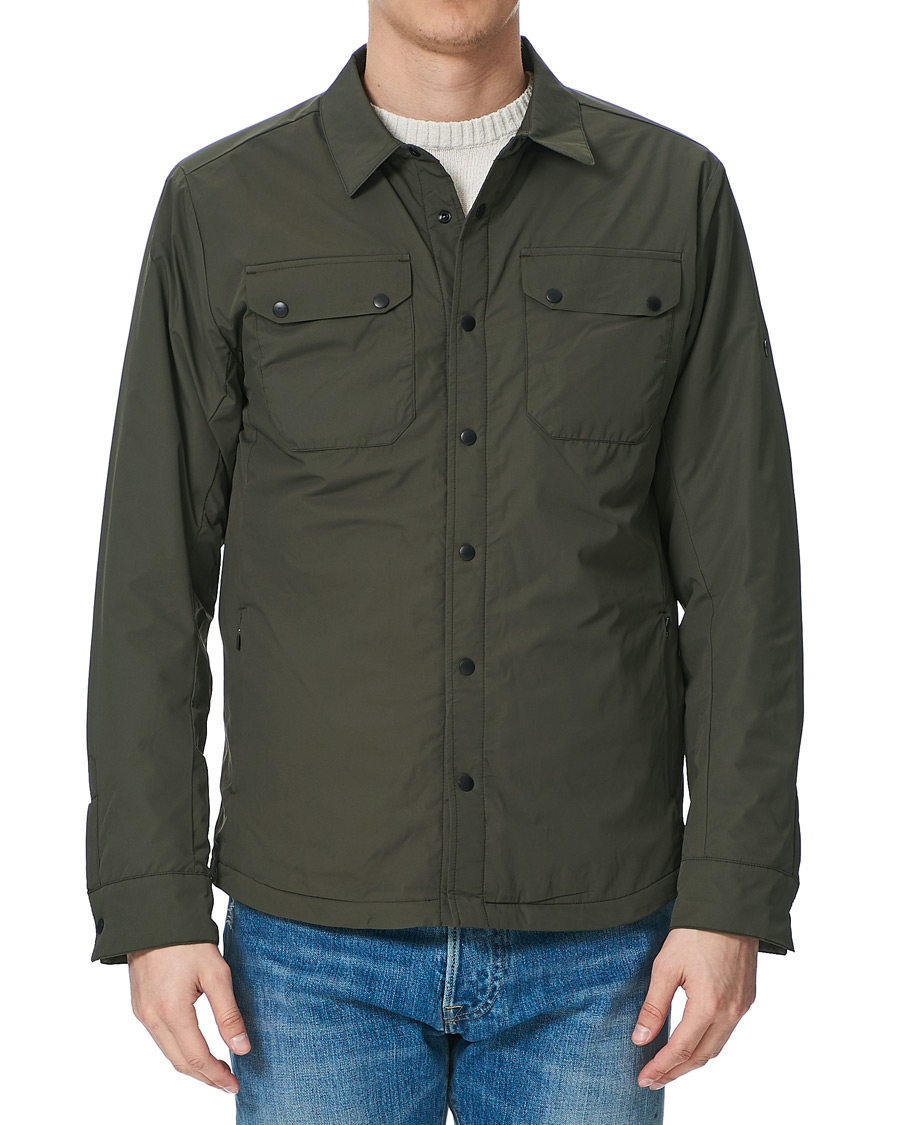 Herren | Scandinavian Edition Move Light Padded Shirt Jacket Dark Olive | Scandinavian Edition | Move Light Padded Shirt Jacket Dark Olive