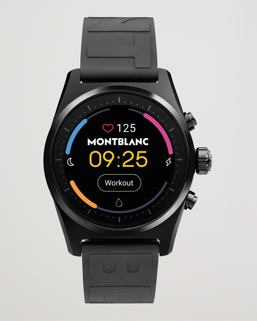 Herren | Montblanc Summit Lite Smartwatch Black Rubber Strap | Montblanc | Summit Lite Smartwatch Black Rubber Strap