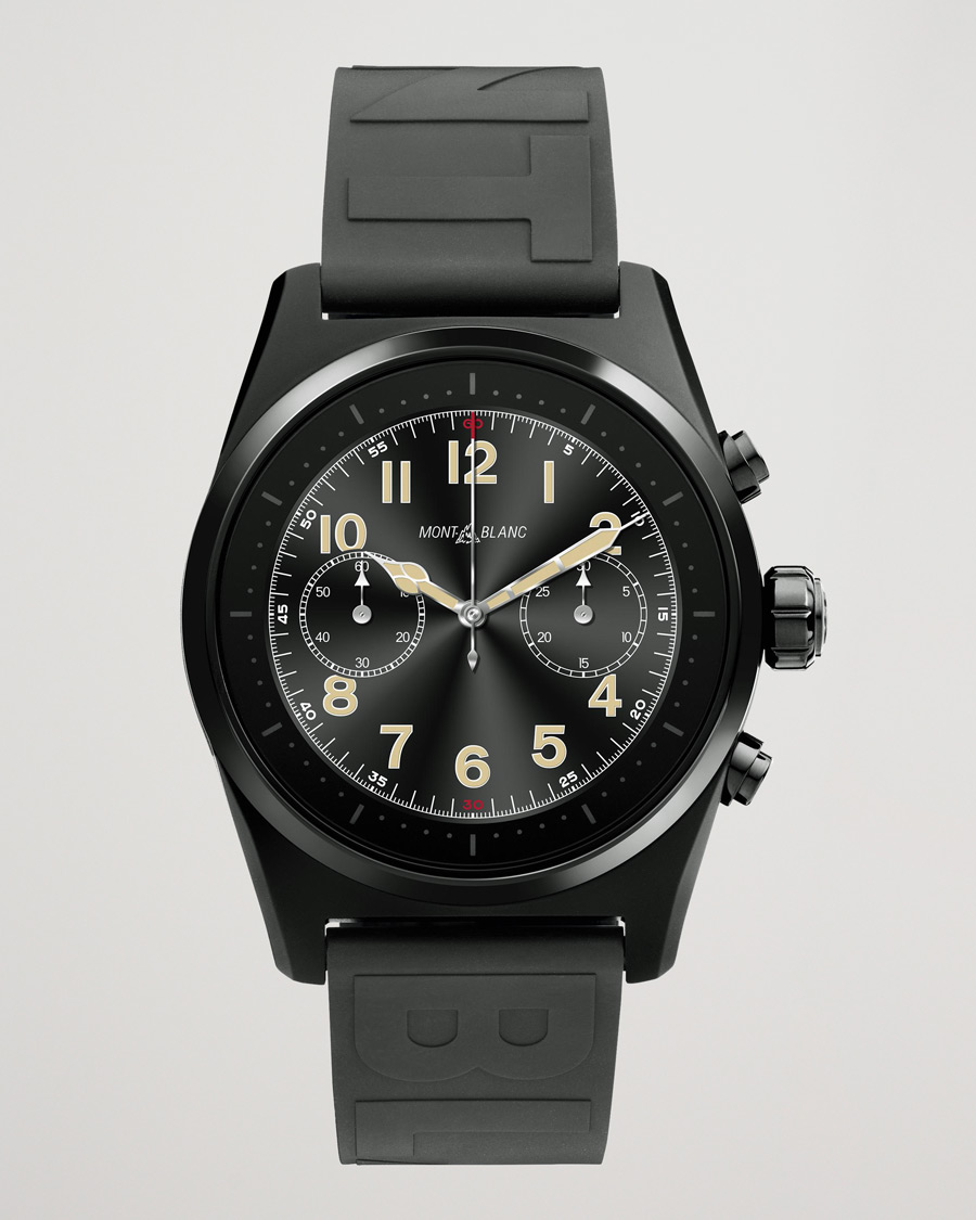 Herren | Montblanc Summit Lite Smartwatch Black Rubber Strap | Montblanc | Summit Lite Smartwatch Black Rubber Strap