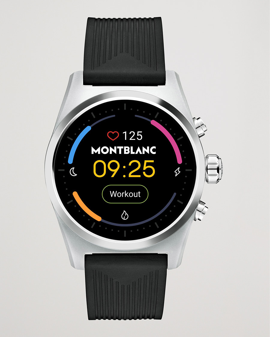 Herren | | Montblanc | Summit Lite Smartwatch Grey/Black Rubber Strap