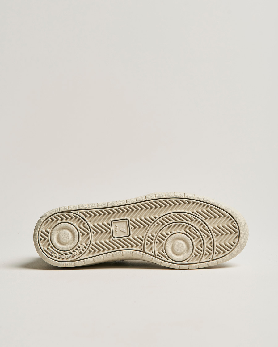 Herren | Veja V-12 Leather Sneaker Extra White/Cyprus | Veja | V-12 Leather Sneaker Extra White/Cyprus
