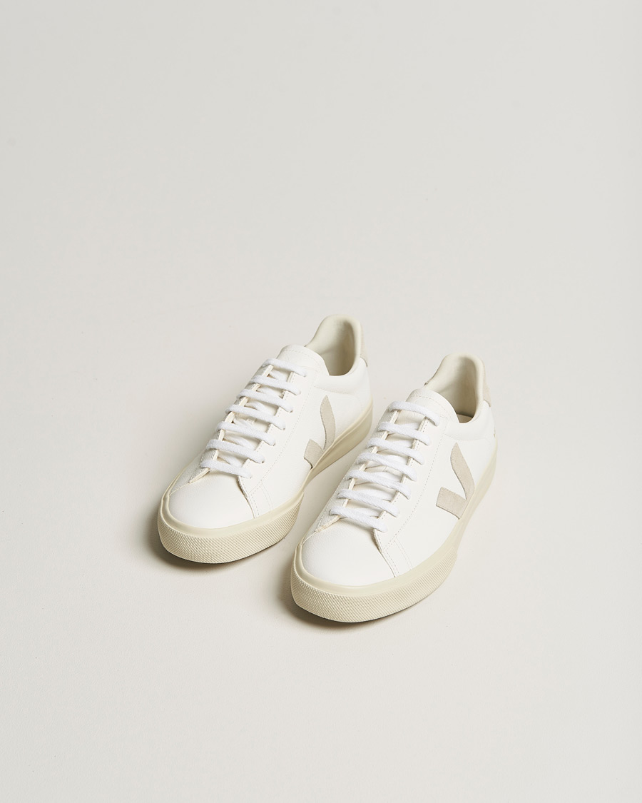 Herren | Weiße Sneakers | Veja | Campo Sneaker Extra White/Natural Suede