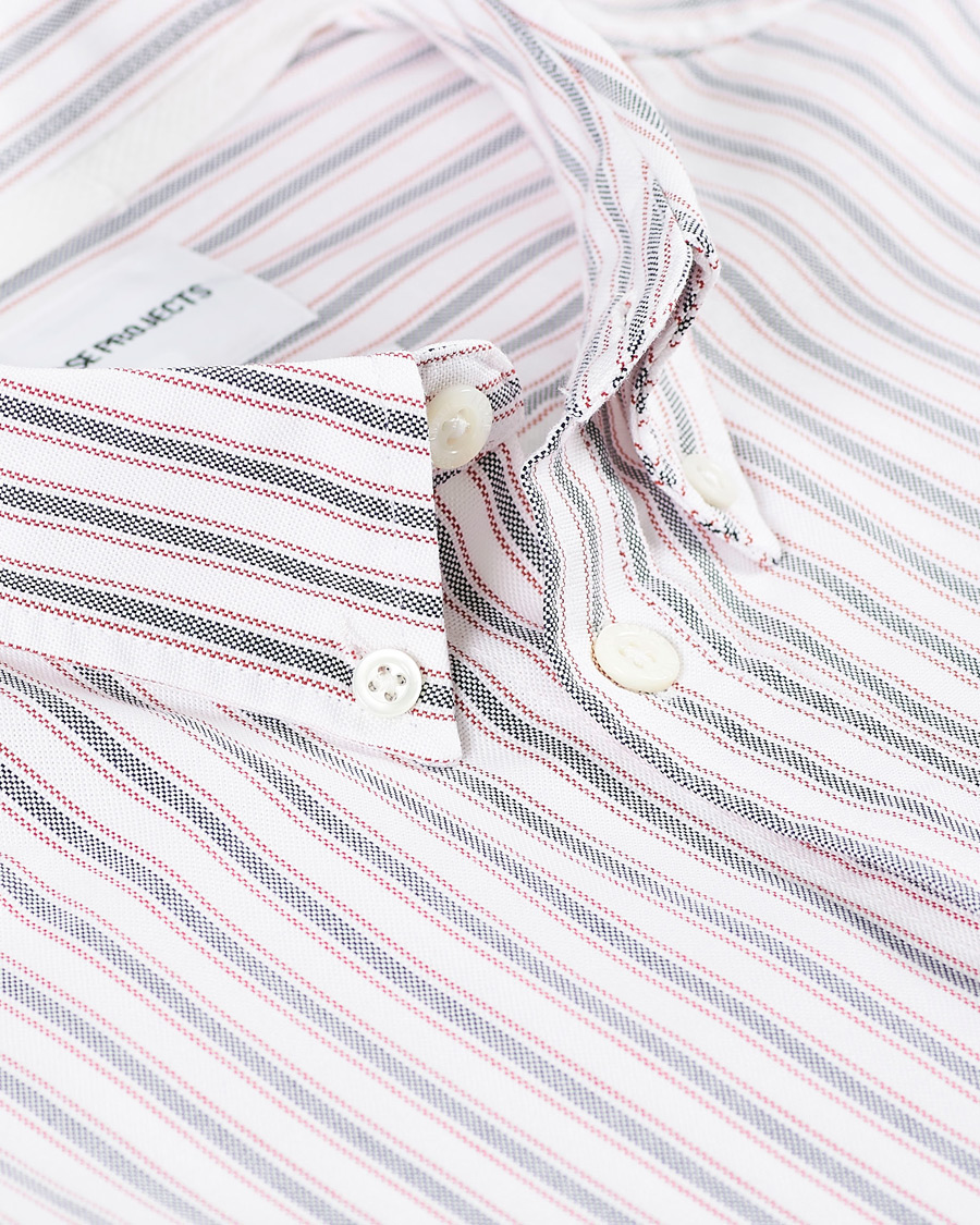 Herren | Hemden | Norse Projects | Anton Striped Oxford Shirt Navy Multi