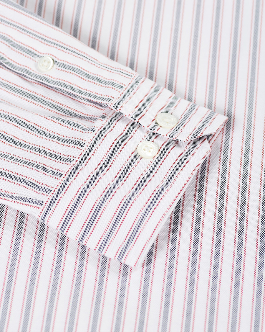Herren | Hemden | Norse Projects | Anton Striped Oxford Shirt Navy Multi