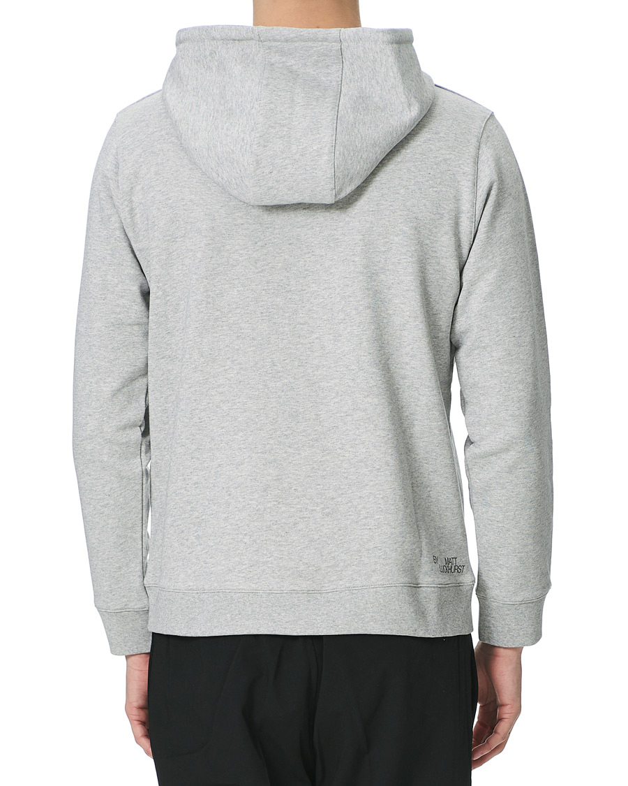 Herren | Pullover | Norse Projects | Vagn Colab Logo Hood Light Grey Mel