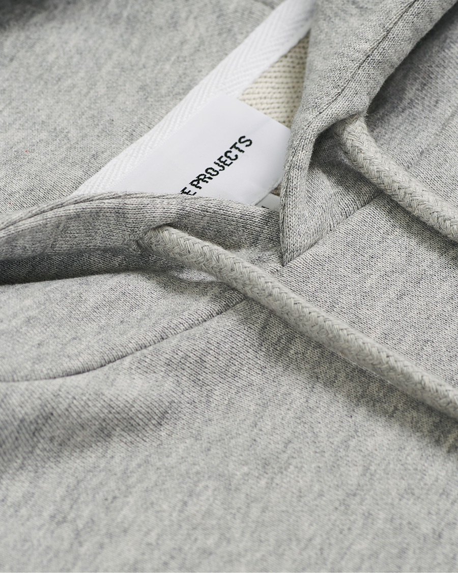 Herren | Pullover | Norse Projects | Vagn Colab Logo Hood Light Grey Mel
