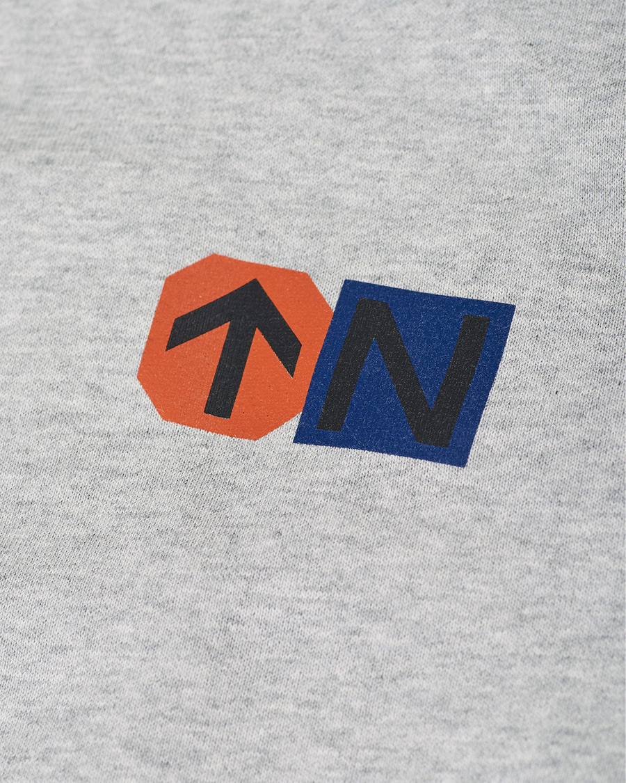 Herren | Pullover | Norse Projects | Vagn Colab Logo Hood Light Grey Mel