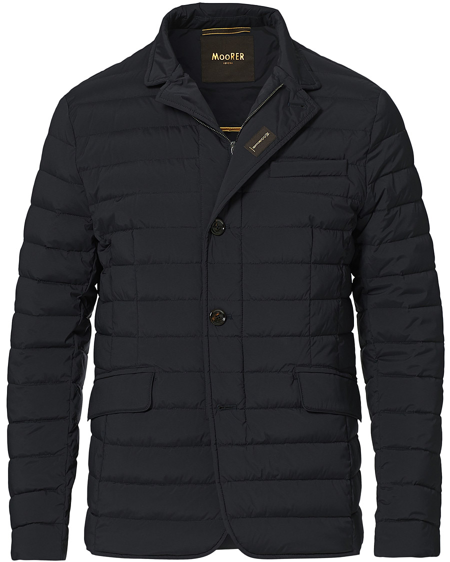 Herren | Jacken | MooRER | Down Padded Blazer Jacket Navy