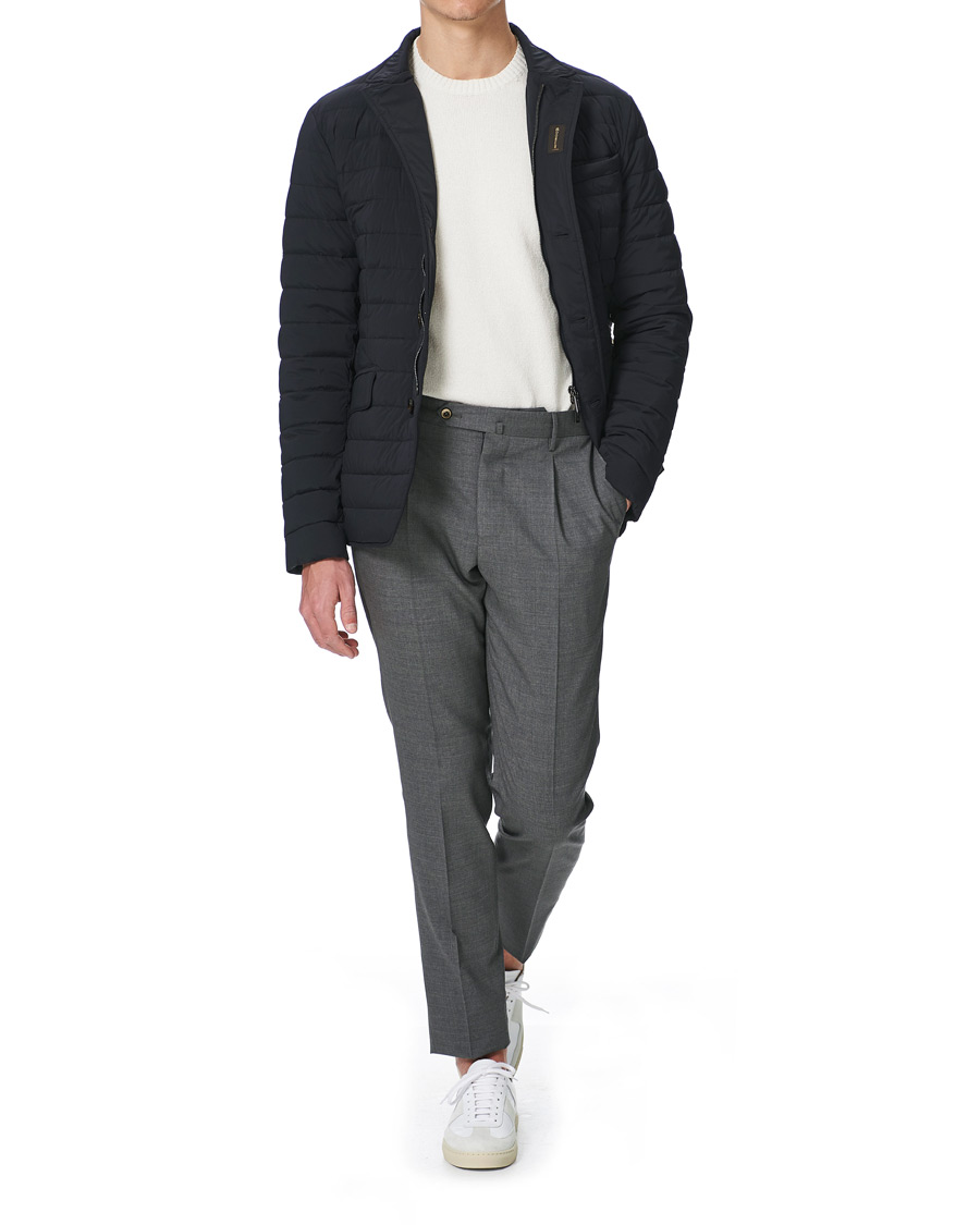 Herren | Jacken | MooRER | Down Padded Blazer Jacket Navy