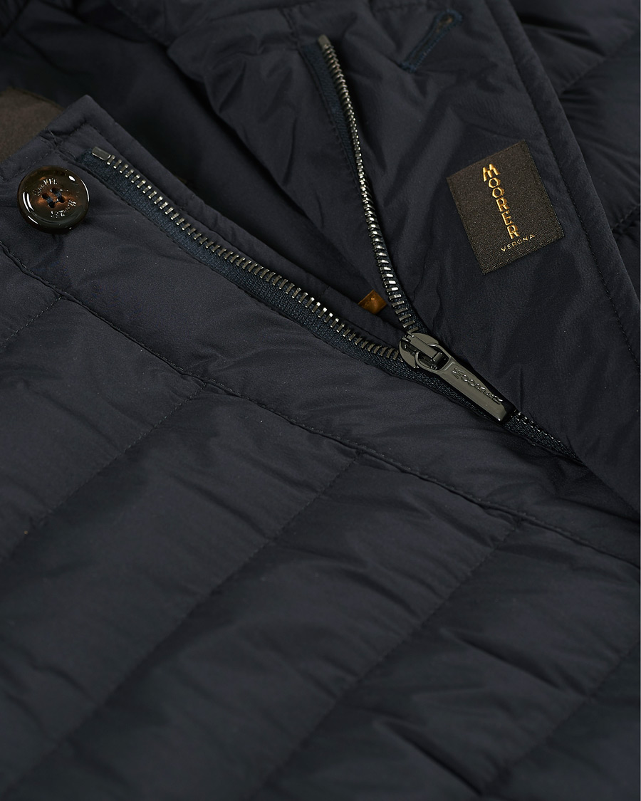 Herren | Jacken | MooRER | Down Padded Blazer Jacket Navy