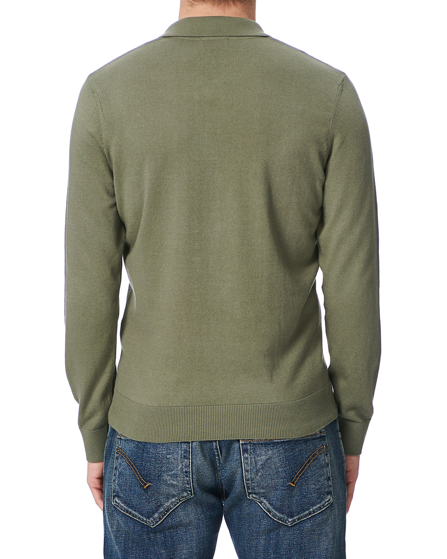 Herren | Pullover | A.P.C. | Cotton/Cashmere Knitted Polo Sage