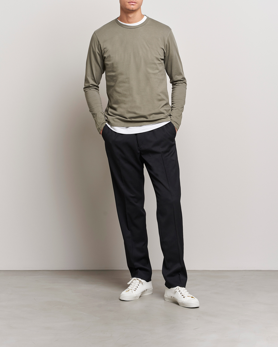 Herren | T-Shirts | Colorful Standard | Classic Organic Long Sleeve T-shirt Dusty Olive