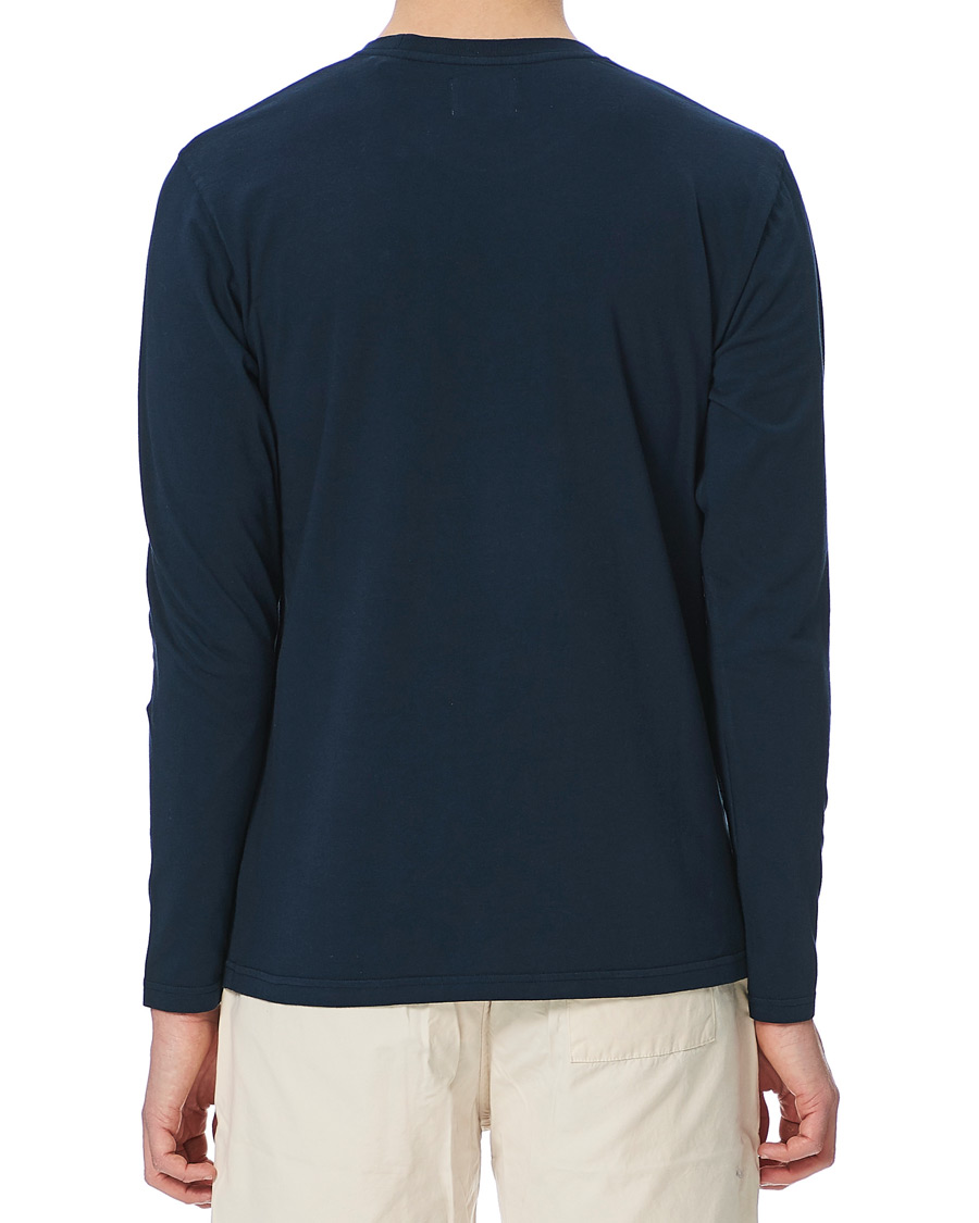 Herren | T-Shirts | Colorful Standard | Classic Organic Long Sleeve T-shirt Navy Blue