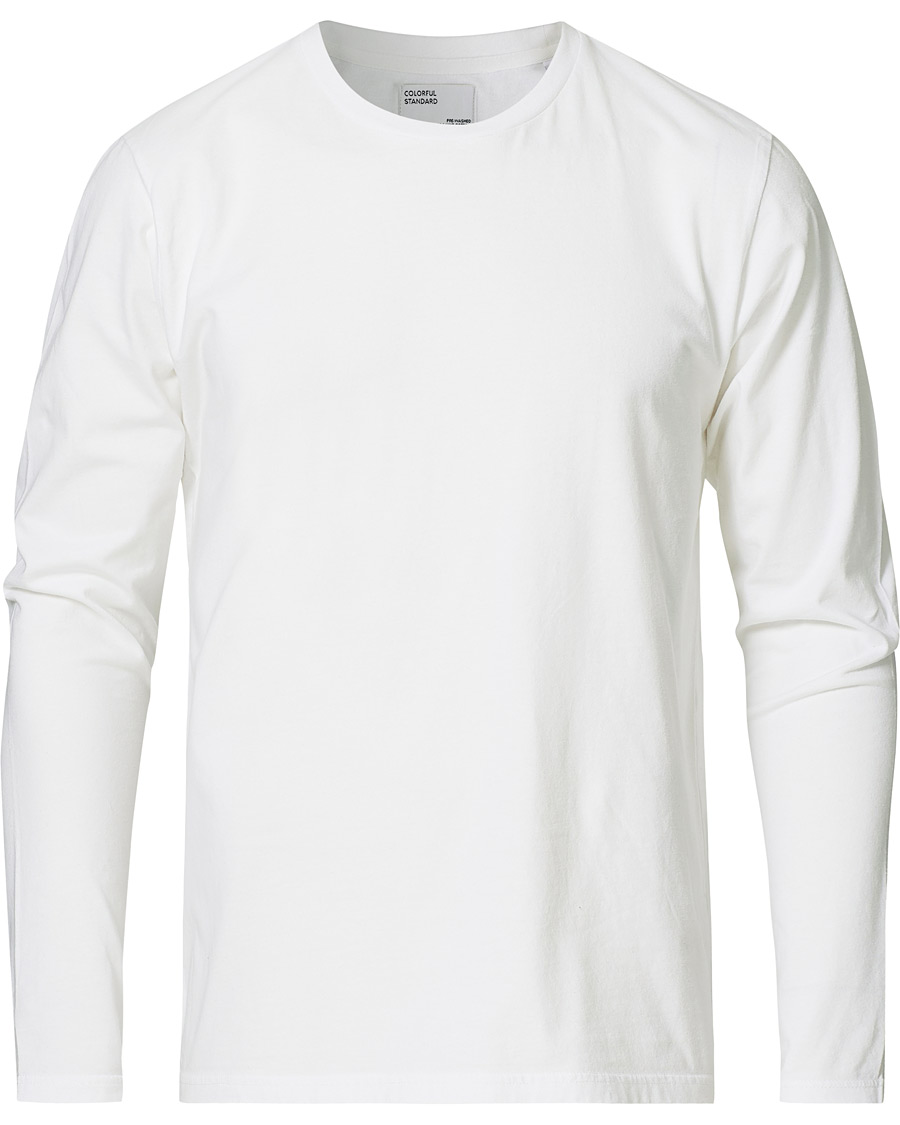 Herren | T-Shirts | Colorful Standard | Classic Organic Long Sleeve T-shirt Optical White