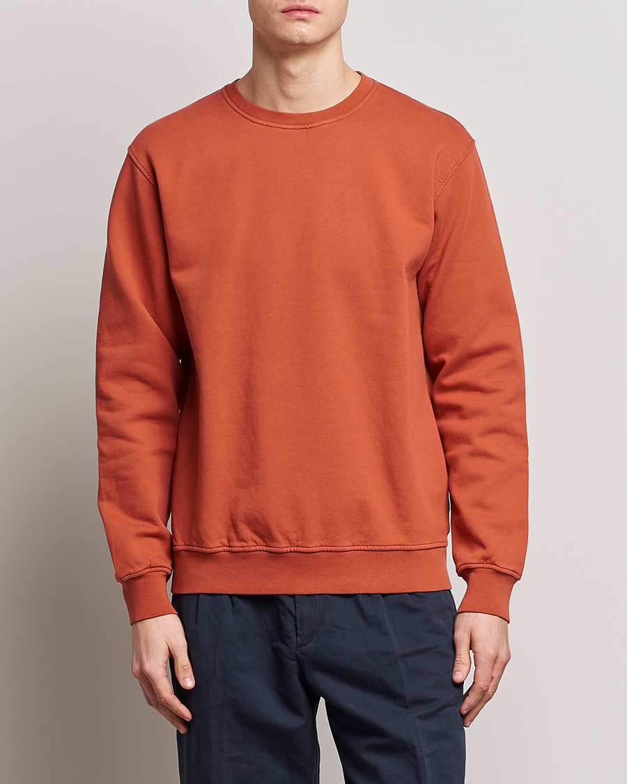 Herren | Colorful Standard | Colorful Standard | Classic Organic Crew Neck Sweat Dark Amber