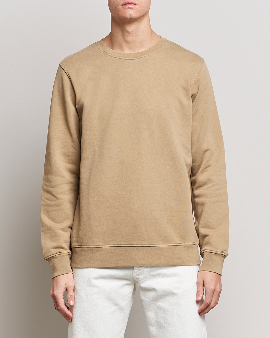 Herren | Colorful Standard | Colorful Standard | Classic Organic Crew Neck Sweat Desert Khaki