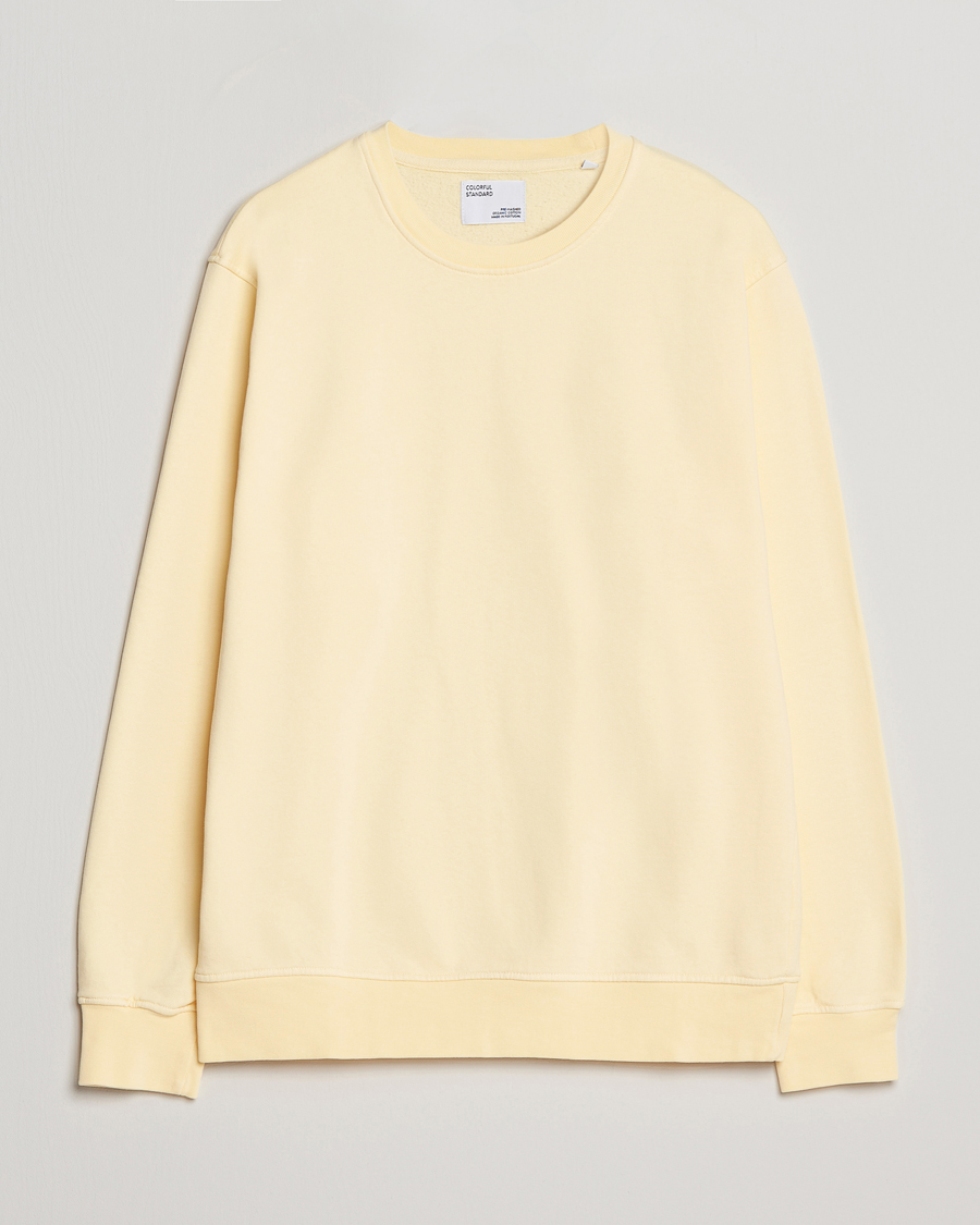 Herren | Pullover | Colorful Standard | Classic Organic Crew Neck Sweat Soft Yellow