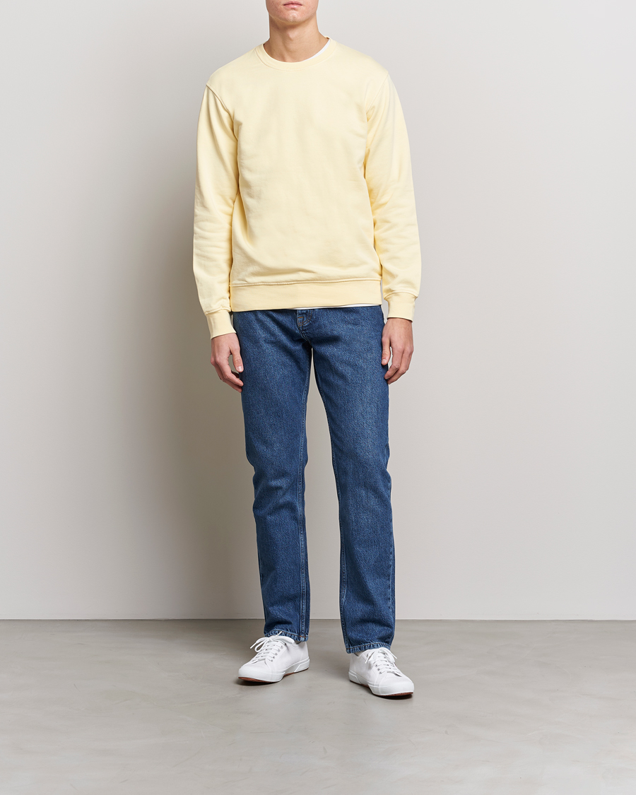 Herren | Pullover | Colorful Standard | Classic Organic Crew Neck Sweat Soft Yellow