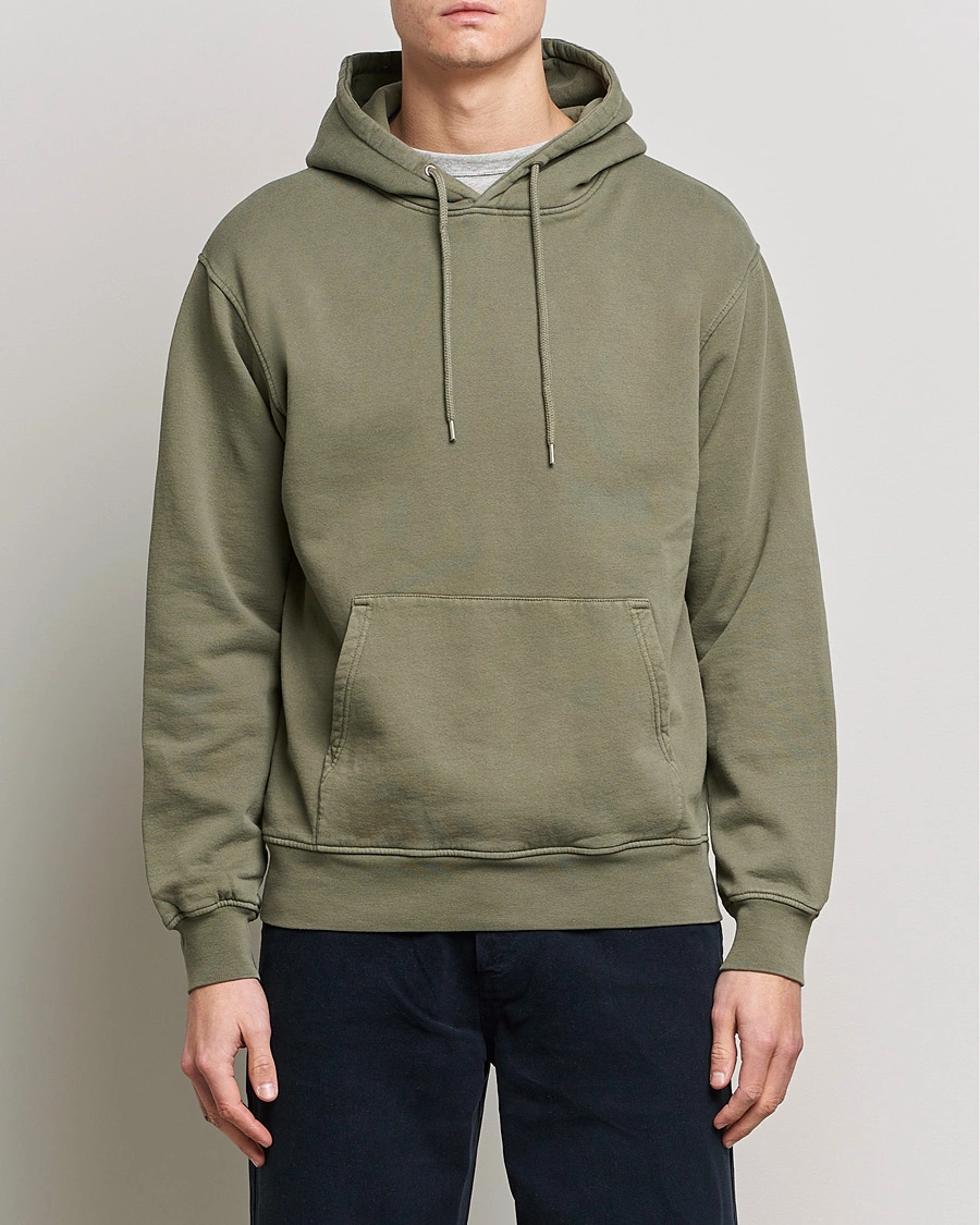 Herren | Pullover | Colorful Standard | Classic Organic Hood Dusty Olive