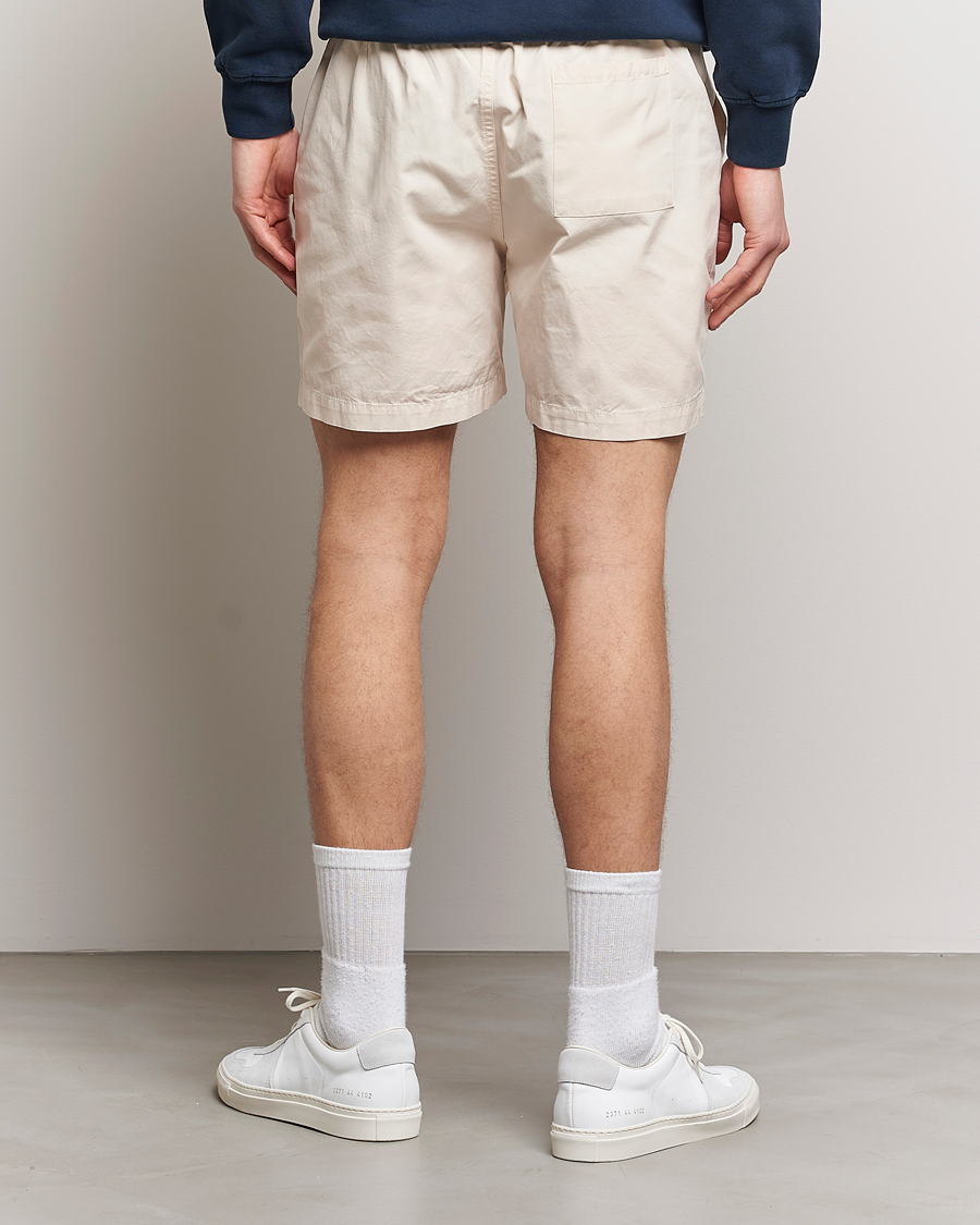 Herren | Shorts | Colorful Standard | Classic Organic Twill Drawstring Shorts Ivory White