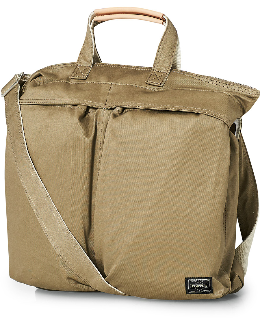 Porter Yoshida Co. Weapon Canvas 2Way Helmet Bag Beige