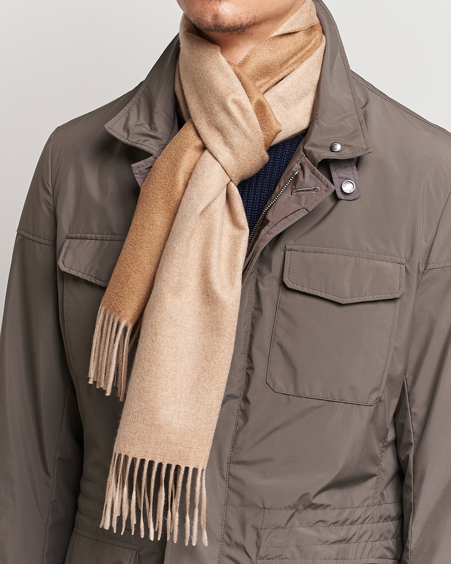 Herren | Piacenza Cashmere Vicuna/Baby Cashmere Scarf Camel | Piacenza Cashmere | Vicuna/Baby Cashmere Scarf Camel