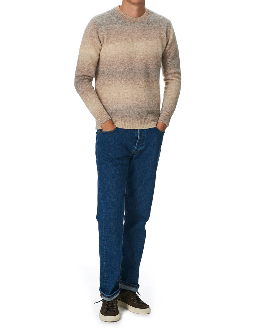 Herren | Pullover | Altea | Brushed Degradé Sweater Beige