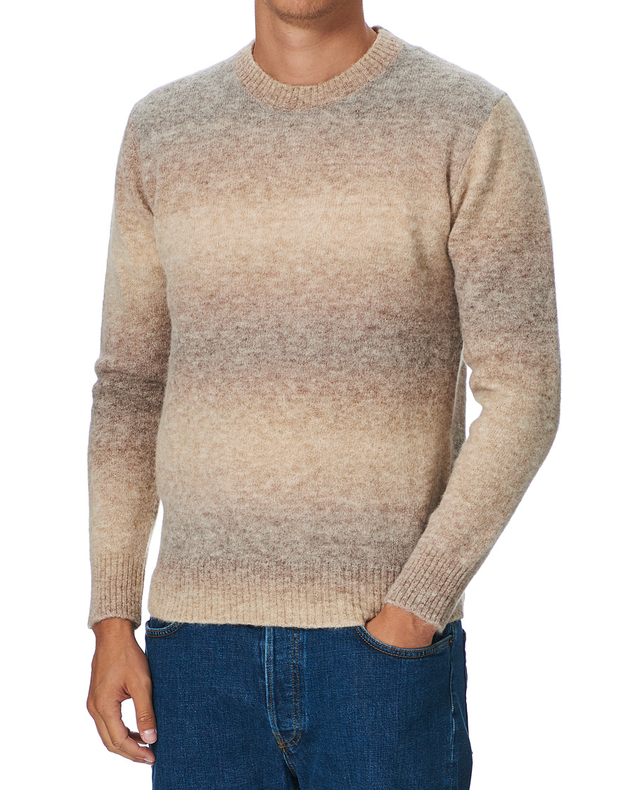 Herren | Pullover | Altea | Brushed Degradé Sweater Beige