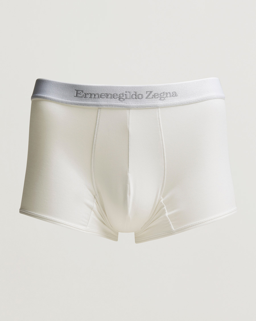 Herren |  | Zegna | Cotton Stretch Trunk Boxers White