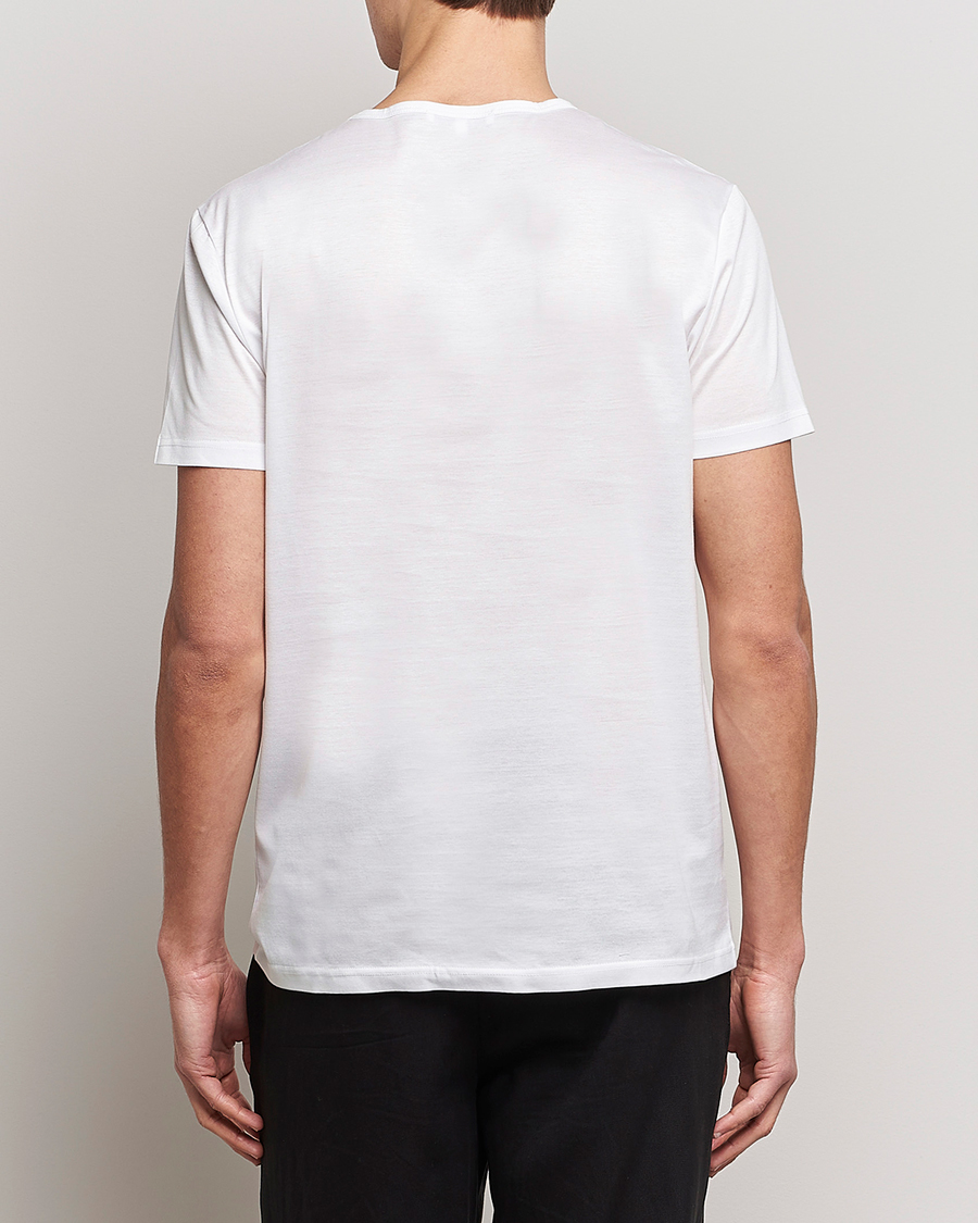 Herren |  | Zegna | Filoscozia Fine Cotton Crew Neck T-Shirt White
