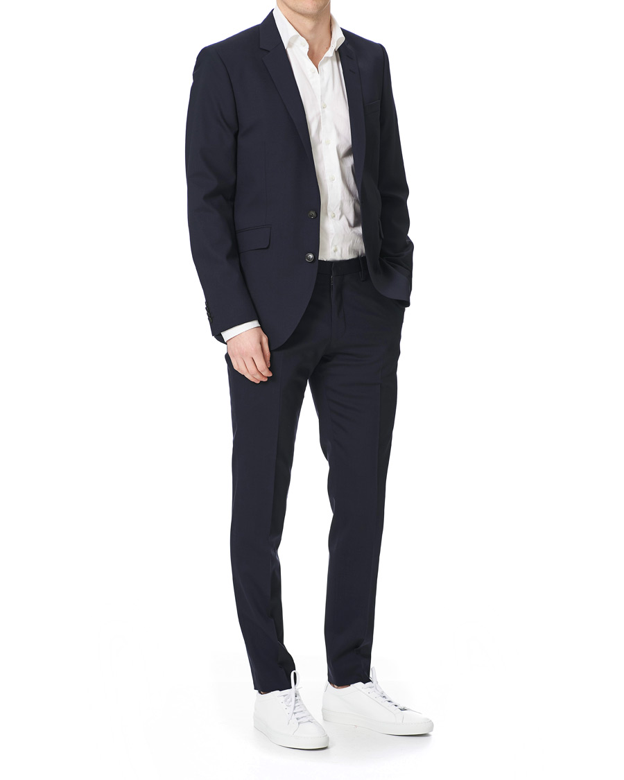 Herren | Hosen | Tiger of Sweden | Thodd Wool Suit Trousers Navy