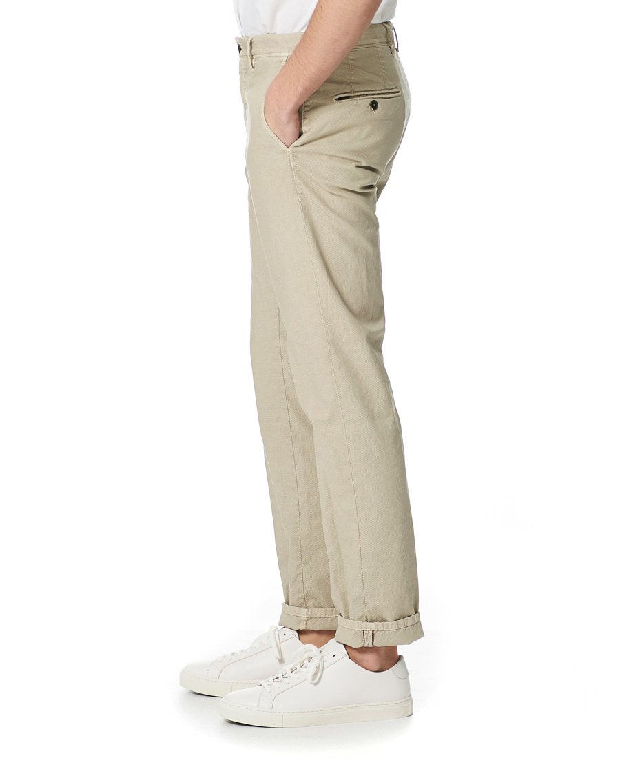 Herren | Hosen | Incotex | Easy Fit Selvedge Cotton Chinos Desert Khaki
