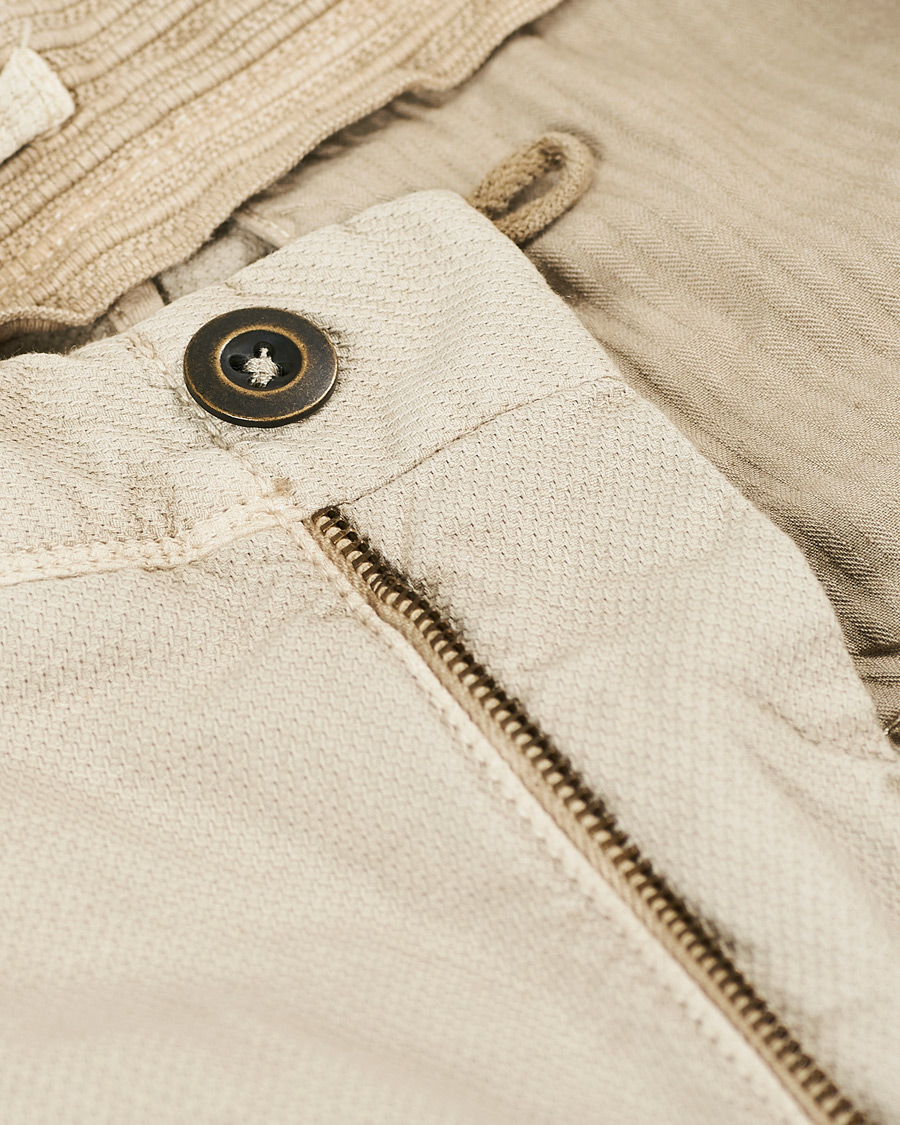 Herren | Hosen | Incotex | Easy Fit Selvedge Cotton Chinos Desert Khaki