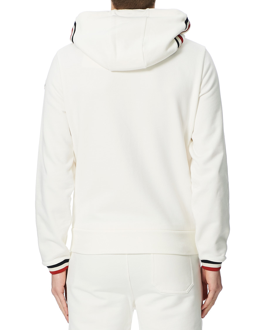 Herren | Pullover | Moncler | Maglia Full Zip Hoodie Off White