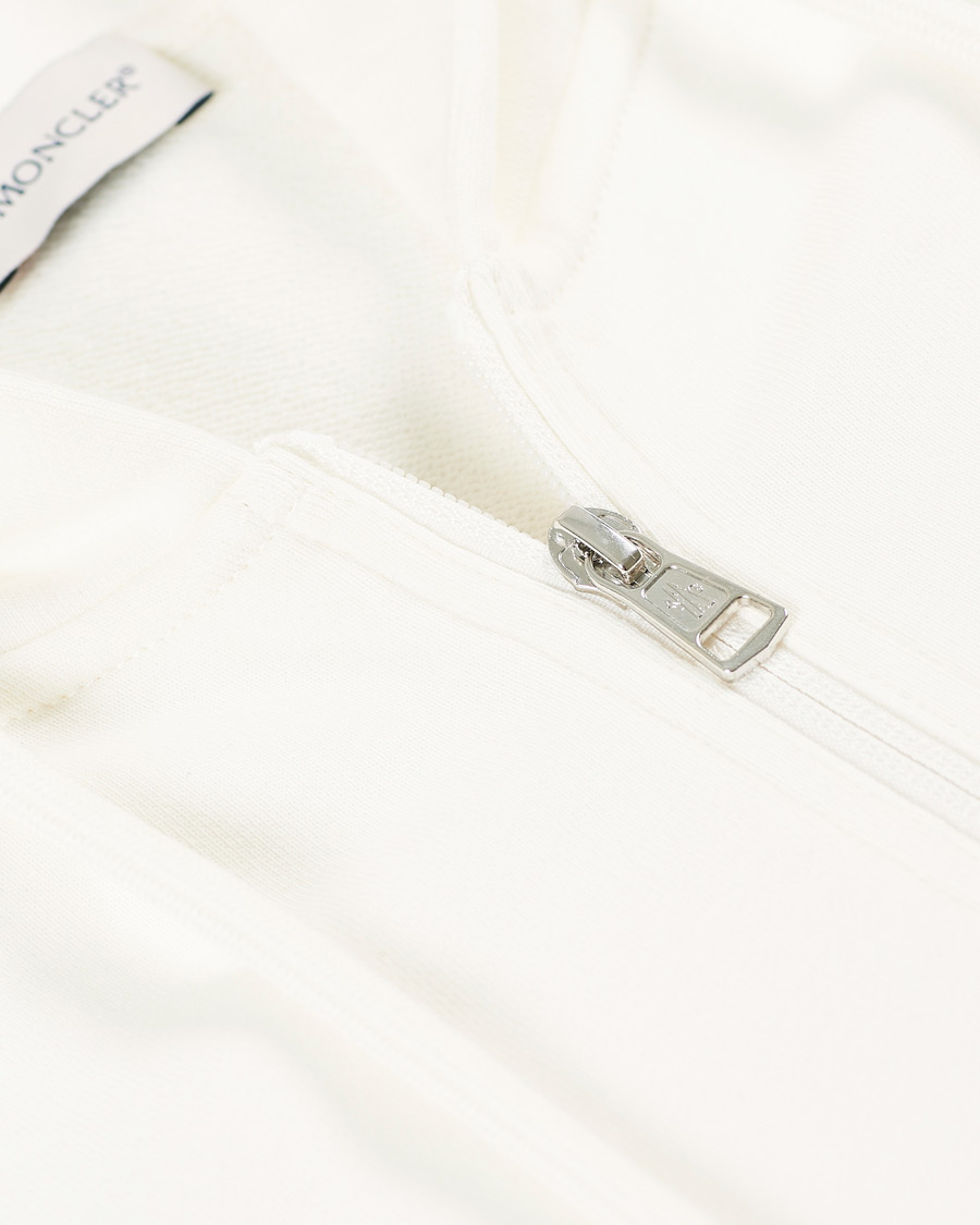 Herren | Pullover | Moncler | Maglia Full Zip Hoodie Off White