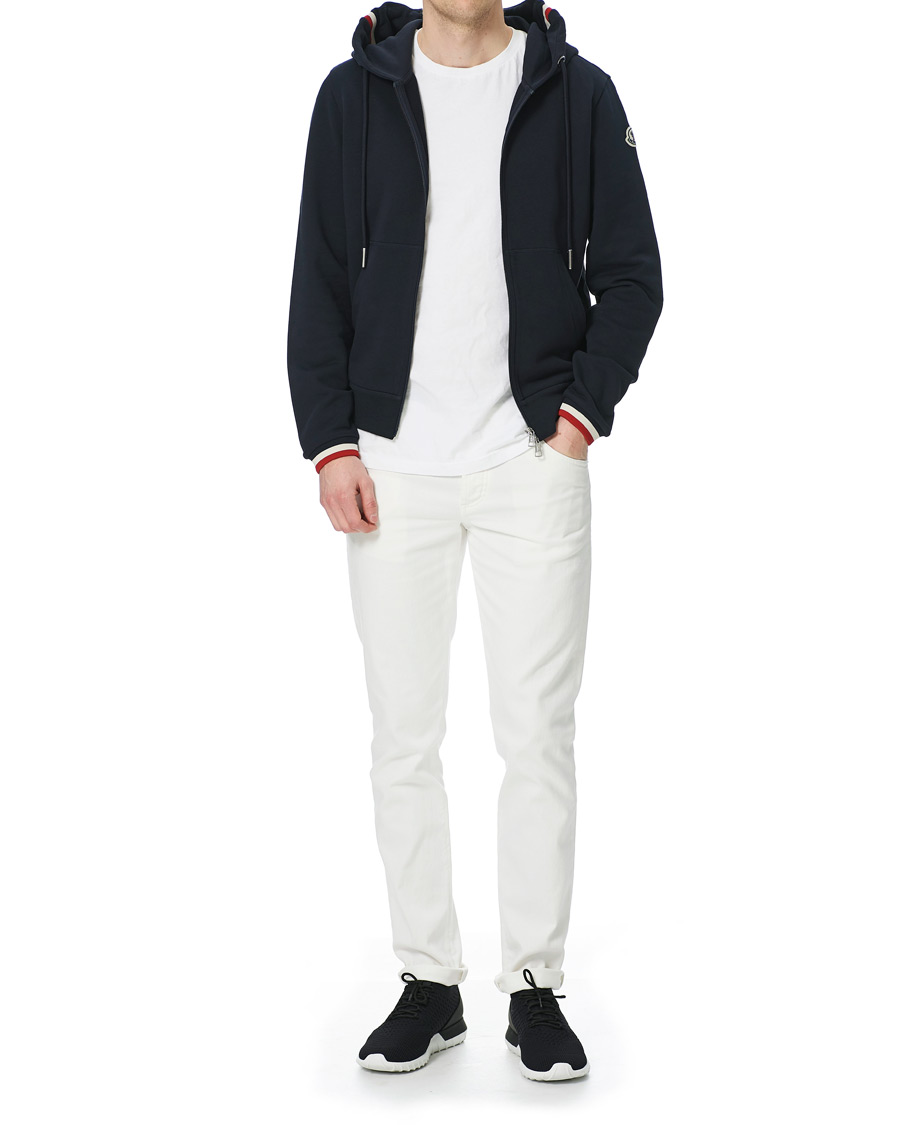 Herren | Pullover | Moncler | Maglia Full Zip Hoodie Navy