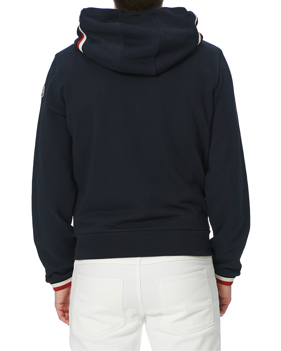 Herren | Pullover | Moncler | Maglia Full Zip Hoodie Navy