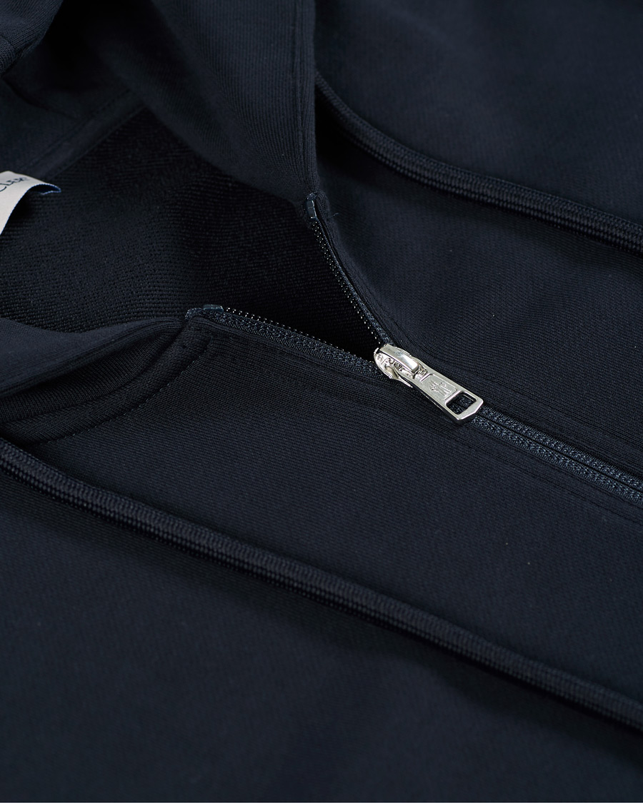 Herren | Pullover | Moncler | Maglia Full Zip Hoodie Navy