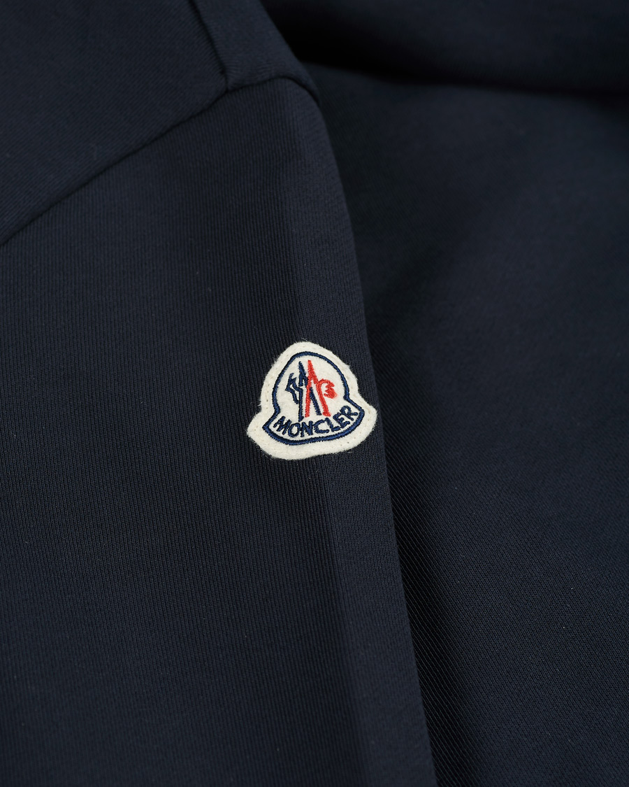 Herren | Pullover | Moncler | Maglia Full Zip Hoodie Navy