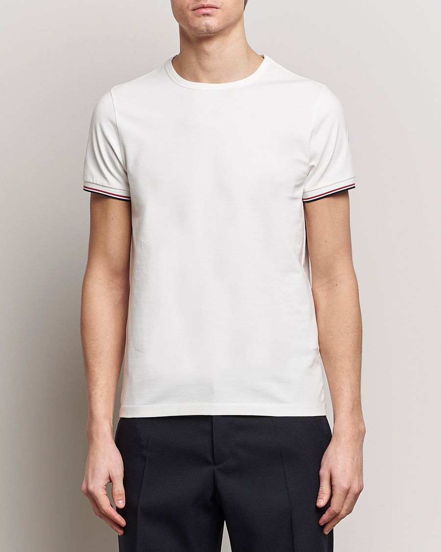 Herren |  | Moncler | Shoulder Logo T-Shirt Off White