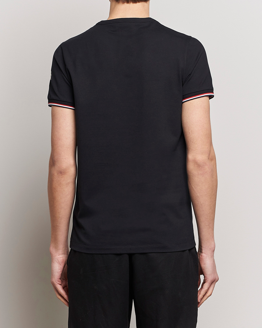 Herren | T-Shirts | Moncler | Shoulder Logo T-Shirt Black
