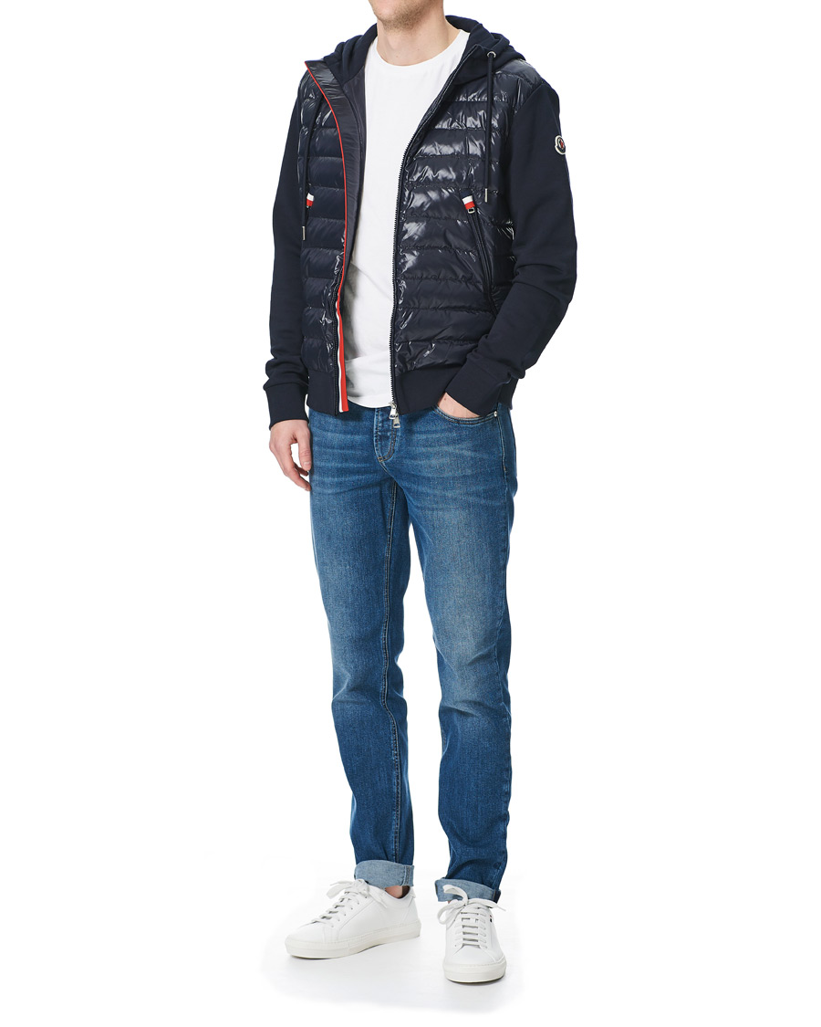 Herren | Jacken | Moncler | Maglia Full Zip Hybrid Navy