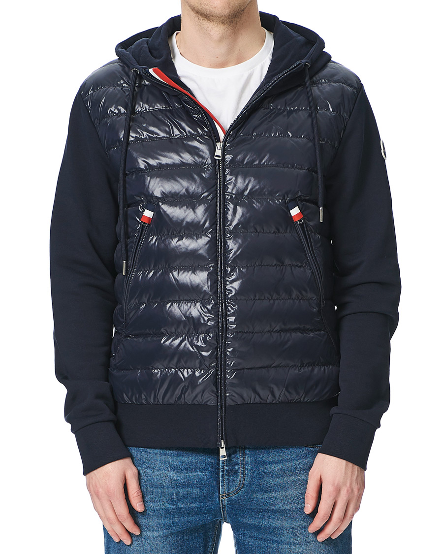 Herren | Jacken | Moncler | Maglia Full Zip Hybrid Navy