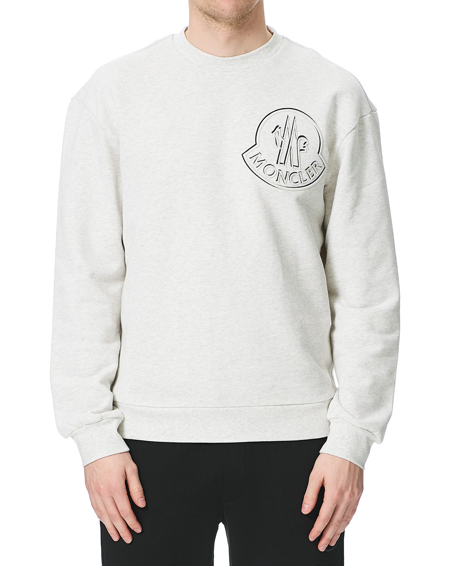 Herren | Pullover | Moncler | Maglia Crew Neck Sweatshirt Grey