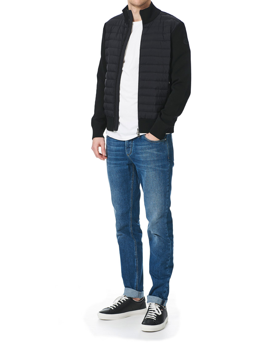 Herren | Pullover | Moncler | Cardigan Down Hybrid Black