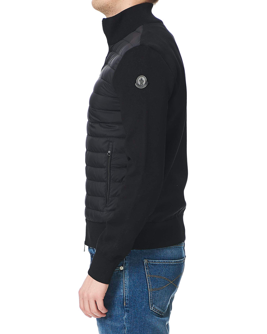 Herren | Pullover | Moncler | Cardigan Down Hybrid Black