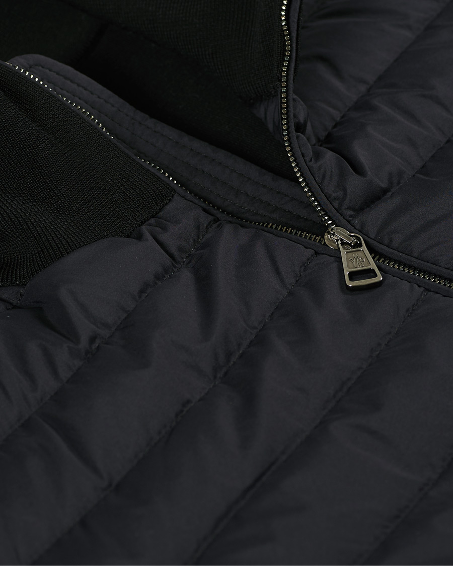 Herren | Pullover | Moncler | Cardigan Down Hybrid Black