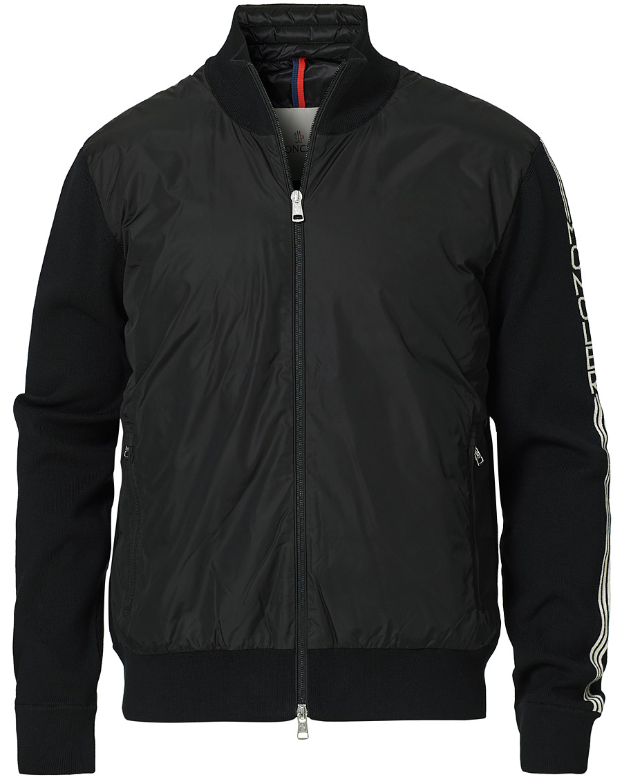 Herren | Pullover | Moncler | Cardigan Padded Hybrid Black