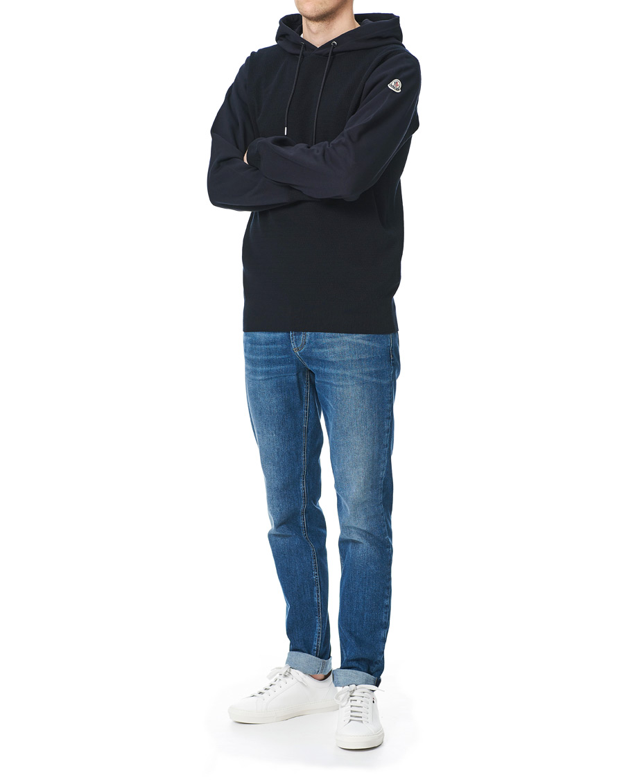 Herren | Pullover | Moncler | Girocollo Hoodie Navy