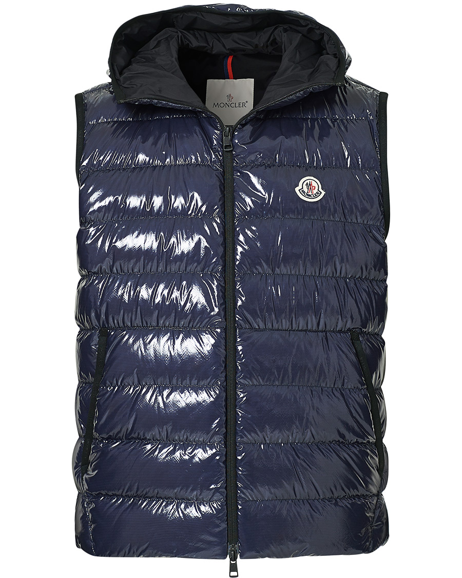 Herren | Jacken | Moncler | Lappe Down Ripstop Vest Navy
